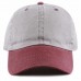 Pigment Dyed Two Tone Low Profile Cotton Six Panel Baseball Cap Hat  eb-22782981